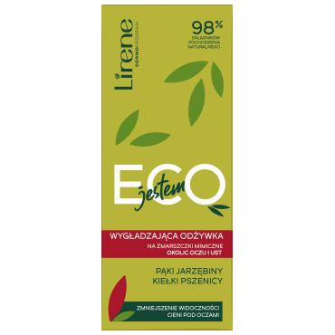 LIRENE -  LIRENE Jestem ECO wygładzająca odżywka na zamarszczki mimiczne, okolice oczu i ust 15 ml
